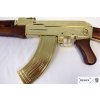 AK47 zlatá útočná puška Kalašnikov (samopal) Rusko 1947