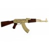 AK47 zlatá útočná puška Kalašnikov (samopal) Rusko 1947