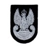 Nášivka na baret pozemních sil černá Orel Wz.93 Polsko WP originál