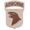 Nášivka AIRBORNE 101. výsadková divize desert E-39