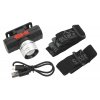 Svítilna čelovka SCORPION 90lm XPE ZOOM nabíjecí USB CATTARA
