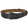 Opasek kožený důstojnický černý Holandsko