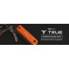 Kapesní kompaktní zavírací nůž s karabinou TRUE UTILITY®  Modern Keychain Knife orange