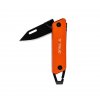 Kapesní kompaktní zavírací nůž s karabinou TRUE UTILITY®  Modern Keychain Knife orange
