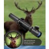 Puškohled C3-9 x 32 EG zoom Rifle Scope Boshile montáž 22 mm podsvícený kříž