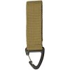 Univerzální opaskové poutko s karabinou Molle MFH® Coyote