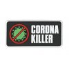 Nášivka CORONA KILLER 3D PVC Velcro