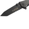 Nůž Kandar N-193 zavírací záchranář USMC černý polovystřelovací
