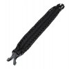 Náramek paracord dvojitý 23cm černý