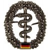 Baret BW zdravotník modrý s odznakem Bundeswehr originál použitý