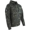 Taktická mikina s kapucí BTP Black MultiCam Velcro Kombat® Tactical