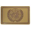 Nášivka Organizace spojených národů OSN United Nations UNPROFOR UN 3D PVC Brown Velcro hnědá