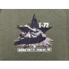 Triko s krátkým rukávem a potiskem Sovětský bitevní tank T-72 khaki EXC®