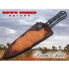 Lovecký nůž dýka s koženým pouzdrem Death Adder™ DOWN UNDER Knives®