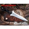 Lovecký nůž dýka s koženým pouzdrem Death Adder™ DOWN UNDER Knives®