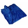 Deka přikrývka Fleece 150x200 cm modrá