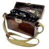 Vojenský polní telefon přístroj typ TAJ-43-MR LWP Polsko originál