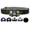 Čelovka se senzorem 1200lm LED Cree Xpe+COB nabíjecí USB