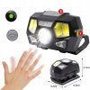 Čelovka se senzorem 1200lm LED Cree Xpe+COB nabíjecí USB