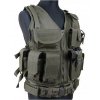 Vesta taktická modulární s opaskem zelená KAM-39 Tactical Vest Olive GFC Tactical™