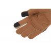 Taktické rukavice s chrániči hnědé Armored Claw® Shield Flex™ Tan
