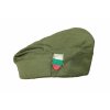 Lodička zelená vojenská čepice Garrison Cap Olive Green Bulharsko originál