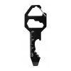 Klíčenka multifunkční klíč s nástroji černý EDC MultiTool Keyring CMG® Black