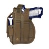 Pouzdro na pistoli hnědé Molle Gun Holster CMG® Coyote