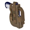 Pouzdro na pistoli hnědé Molle Gun Holster CMG® Coyote