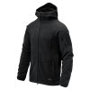 Bunda s kapucí černá Patriot Jacket Mk 2 Hybrid Fleece Black Helikon-Tex® BL-PJ2-FH-01