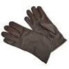 Rukavice kožené s podšívkou hnědé US originál