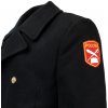 Kabát dvouřadý černý kadet vlna Rusko originál