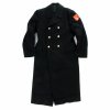 Kabát dvouřadý černý kadet vlna Rusko originál