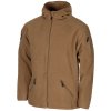 Bunda taktická s kapucí hnědá Fleece Jacket Tactical Coyote MFH® Adventure 03861R