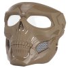 Maska celoobličejová lebka hnědá Skull Messenger Mask Coyote Kombat® Tactical