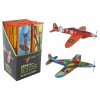 Letadlo skládací pěnový létající kluzák válečný model WWII Gliders Kombat® Kids