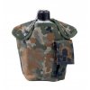 Polní láhev hliníková čutora s pitítkem v maskovacím obalu A.B. BW Flecktarn