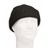 Kulich vlněný černý hrubý úplet s ohrnutím US Wool Watch Cap Mil-Tec® 12140002