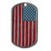 Identifikační známka s řetízkem státní vlajka USA Spojené státy americké ID Dog Tag