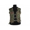 Taktická modulární vesta maskovací s kapsami Molle NL Woodland Holandsko originál