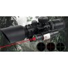 Taktický puškohled LS 3-10 x 42E podsvícený kříž s laserem montáž 20 mm