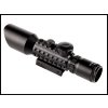 Taktický puškohled LS 3-10 x 42E podsvícený kříž s laserem montáž 20 mm