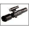 Taktický puškohled LS 3-10 x 42E podsvícený kříž s laserem montáž 20 mm