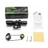 Taktický puškohled LS 3-10 x 42E podsvícený kříž s laserem montáž 20 mm