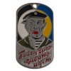 Identifikační známka s řetízkem Vlkodlak Specnaz černý baret ID Dog Tag Rusko originál