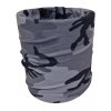 Nákrčník multifunkční šátek antibakteriální noční kamufláž Grey Night Petreq®