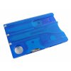 Multifunkční karta na přežití modrá 12v1 Eurobatt® MultiTool Card Blue