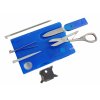 Multifunkční karta na přežití modrá 12v1 Eurobatt® MultiTool Card Blue