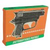 Automatická pistole s terčem a municí dětská retro hračka ČSSR originál