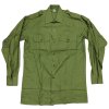 Košile vojenská dlouhý rukáv zelená Švédsko originál